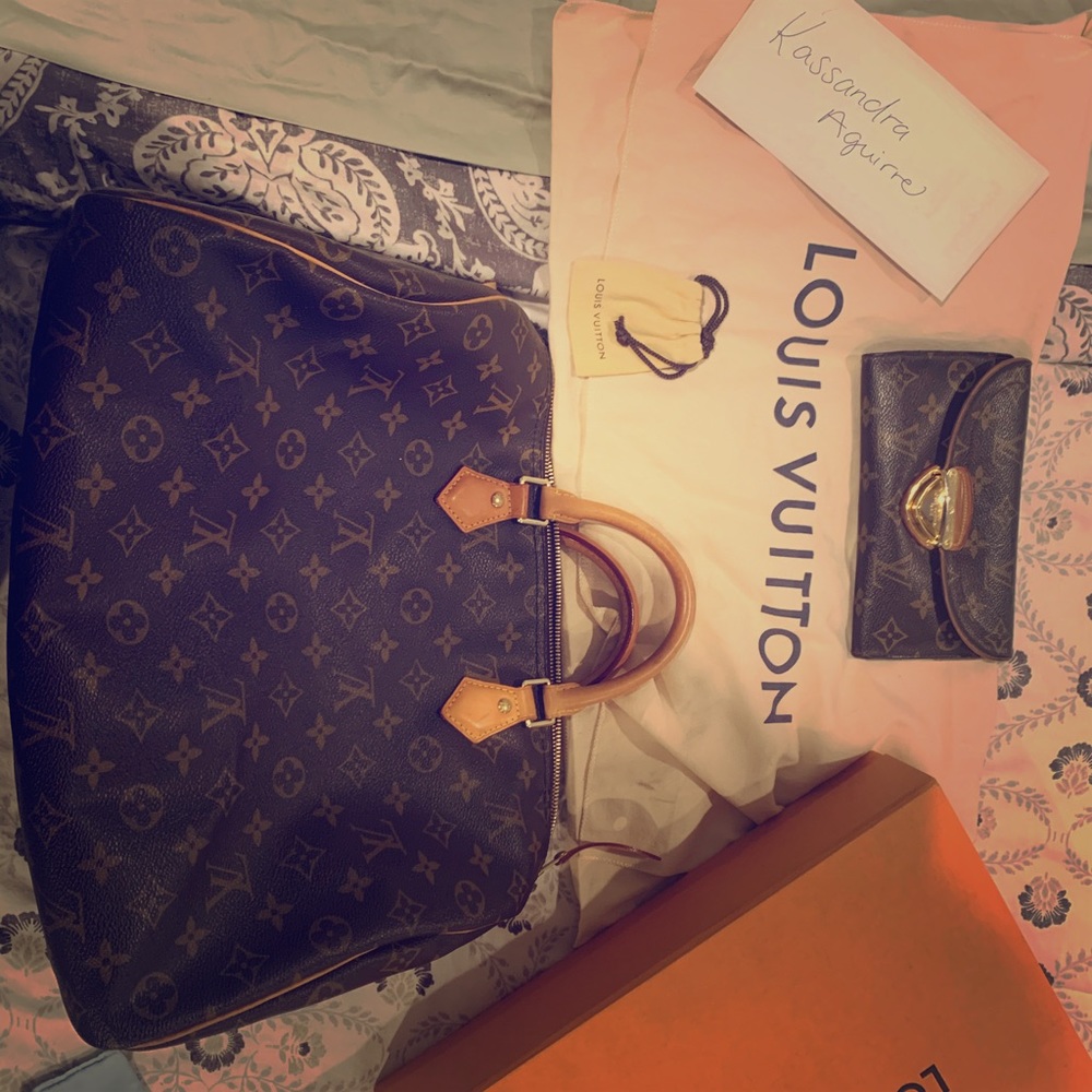 Authentic Louis Vuitton speedy 35 and Wallet